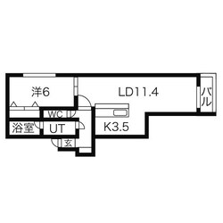 リヴェール新道の物件間取画像